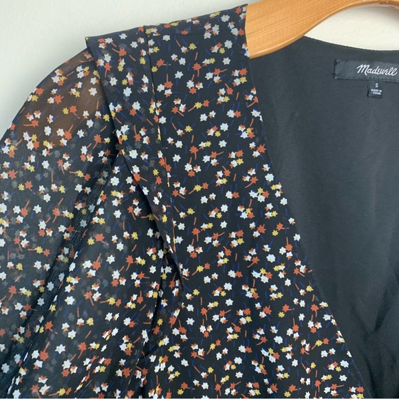 Madewell Georgette Button-Front Mini Dress - Picture 6 of 12